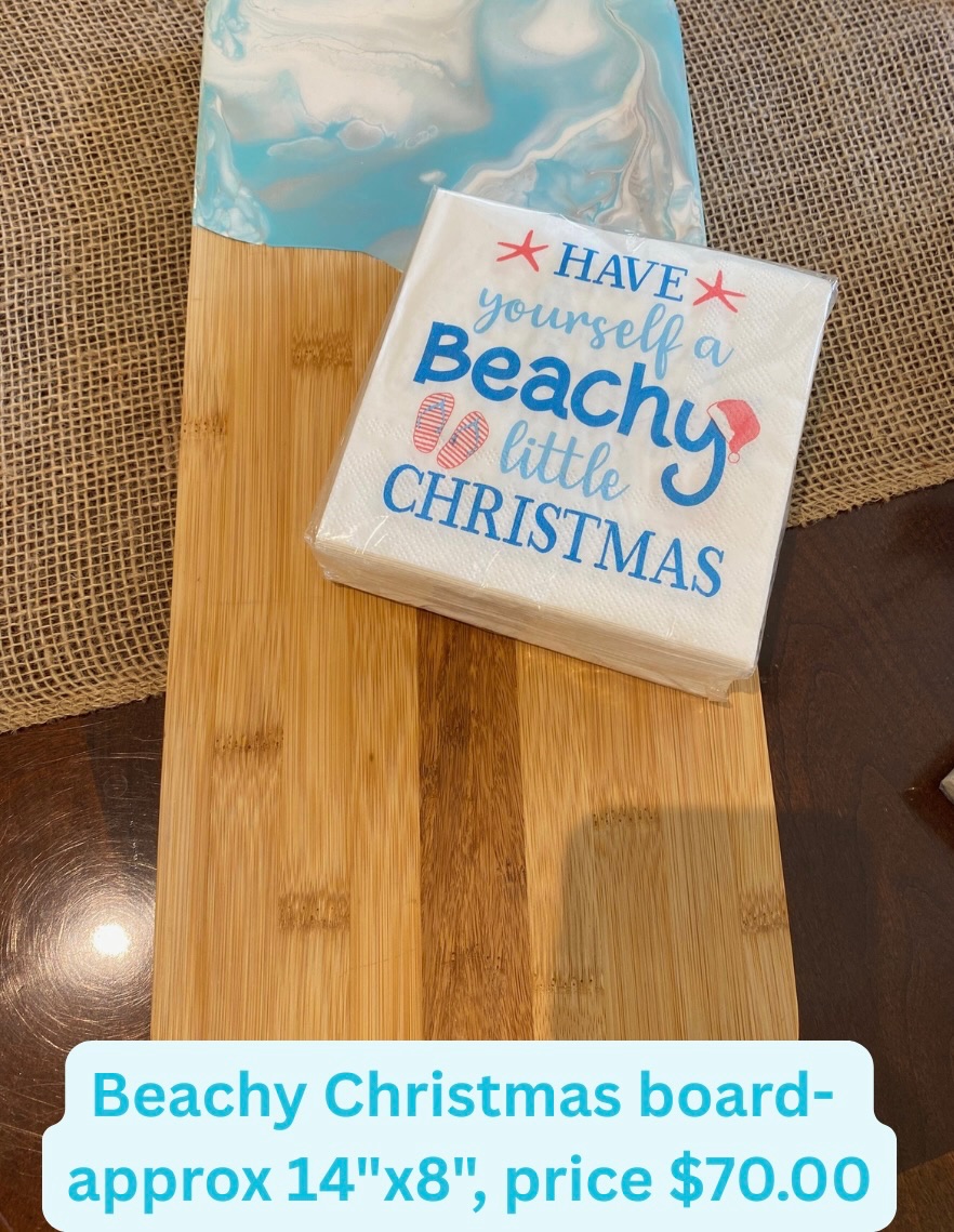 Beachy Christmas Board