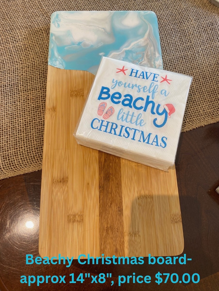 Beachy Christmas Board